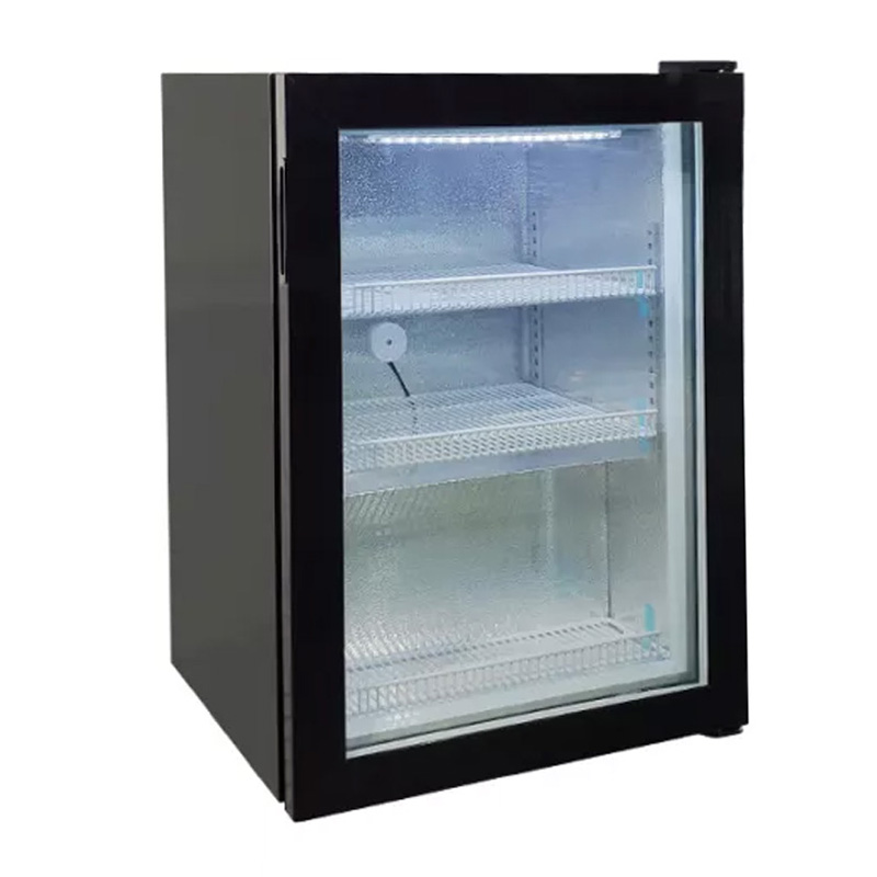 display fridge with glass door